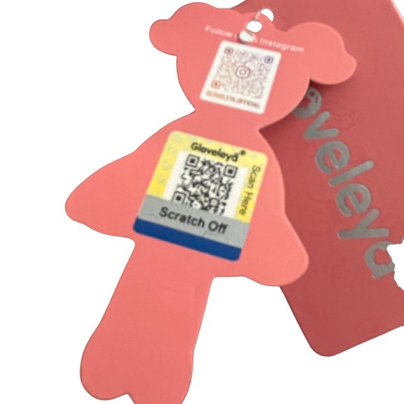 Gloveleya Baby Doll Gifts Plush Curly Girl Toys with Love Purple Light Skin - Picture 10 of 16